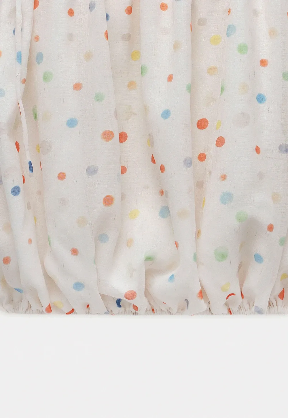 Polka Dot Sleeveless Tie Strap Top