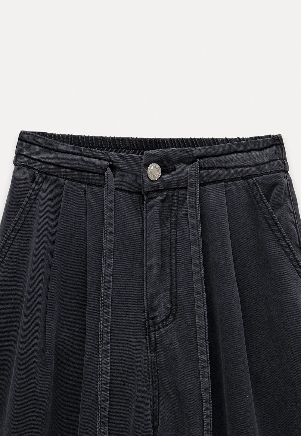 Drawstring Palazzo Pants