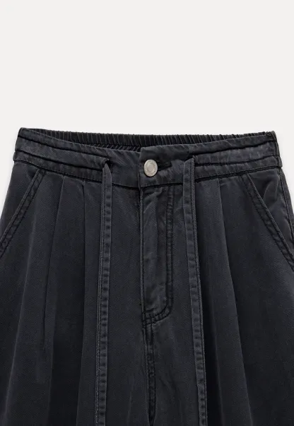 Drawstring Palazzo Pants