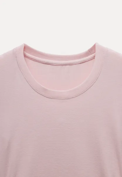 Ruched Slim Fit Short Sleeve Tee
