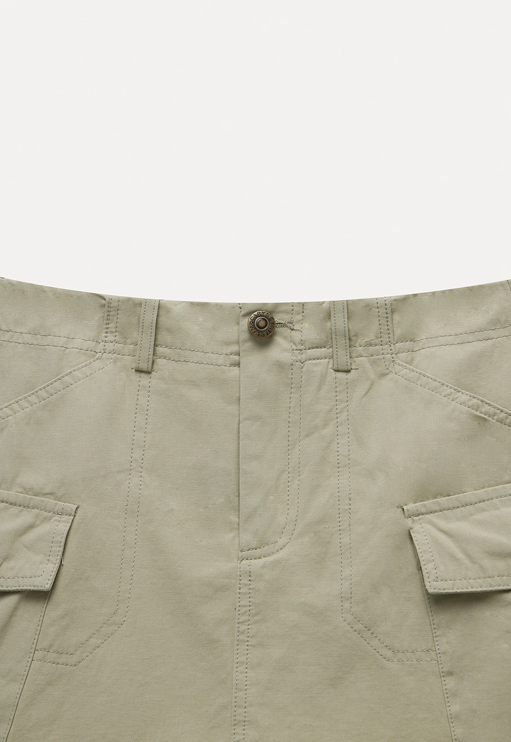 Women’s Cargo Mini Skirt with Flap Pockets