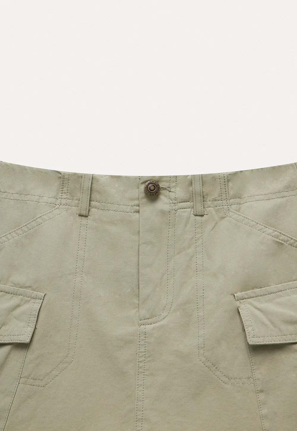 Women’s Cargo Mini Skirt with Flap Pockets
