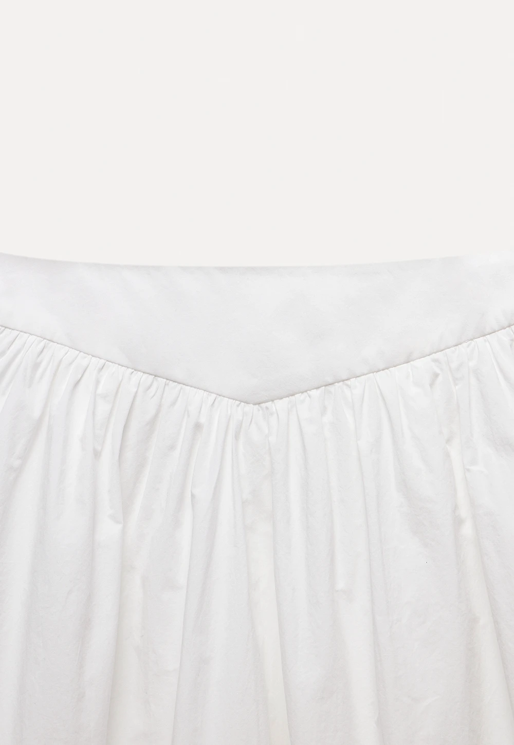 High Waist Bubble Mini Skirt