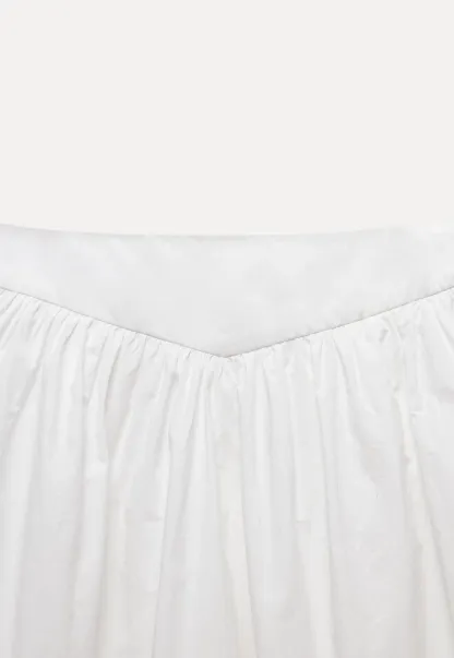 High Waist Bubble Mini Skirt