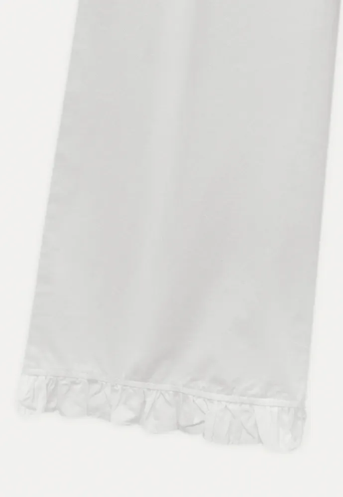 Women’s Ruffle Hem Wide-Leg Pants