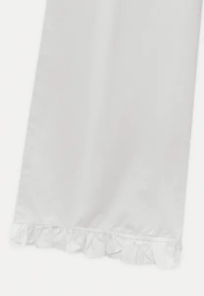Women’s Ruffle Hem Wide-Leg Pants
