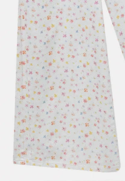 Women’s Pastel Floral Wide-Leg Pants