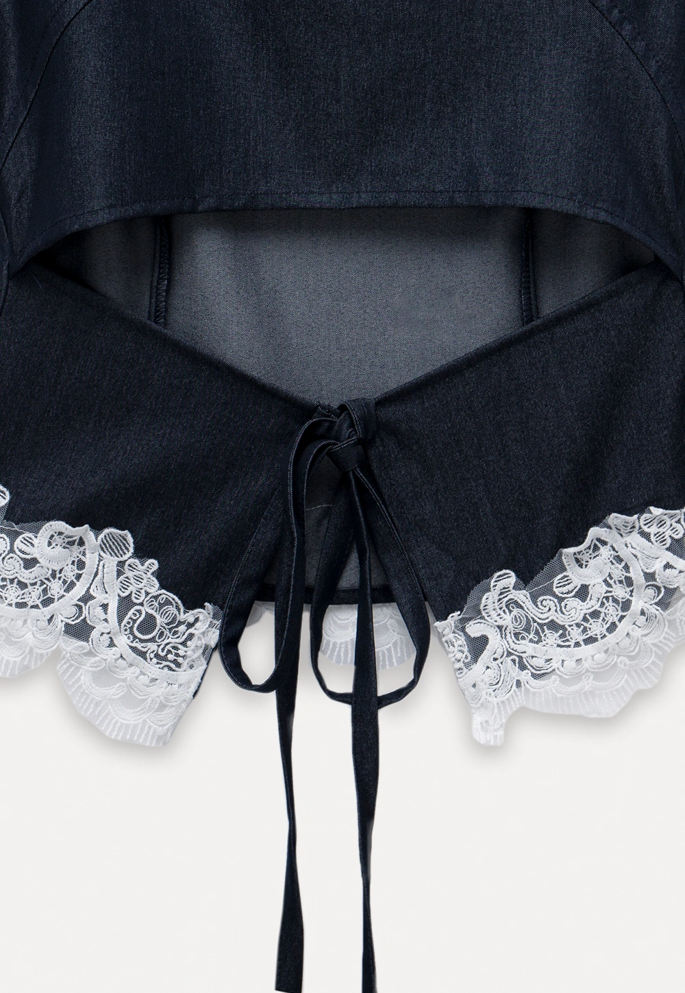 Elegant Lace Splicing Two Piece Outfit for Women