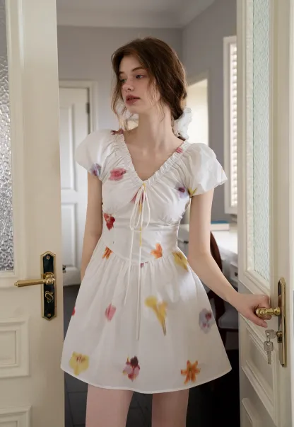 Romantic Floral Mini Dress