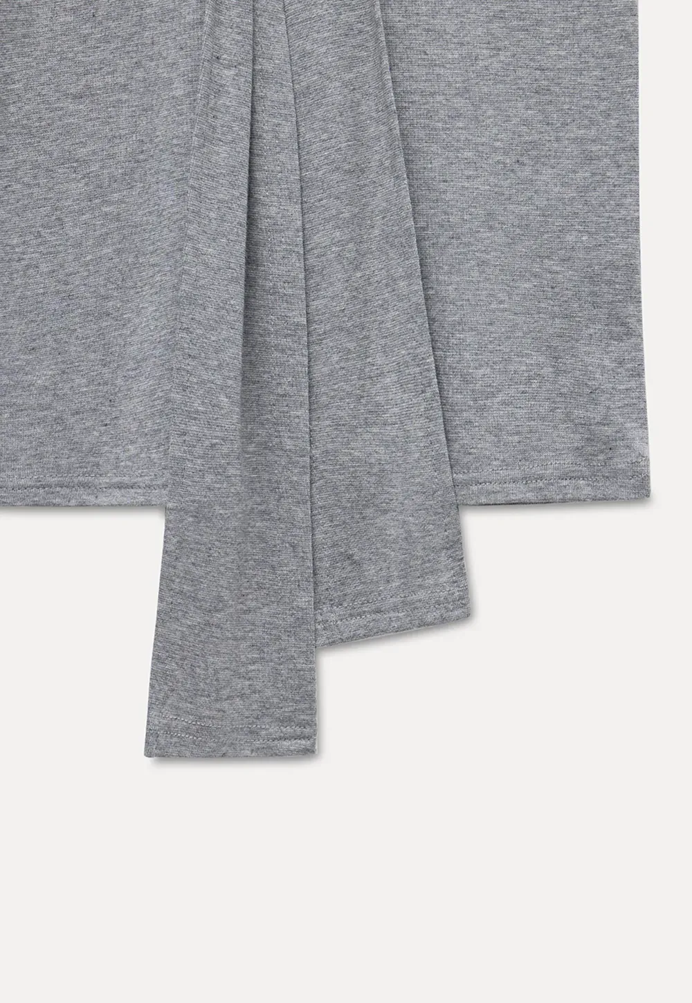 Mock Tie Cape Short Sleeve T-Shirt