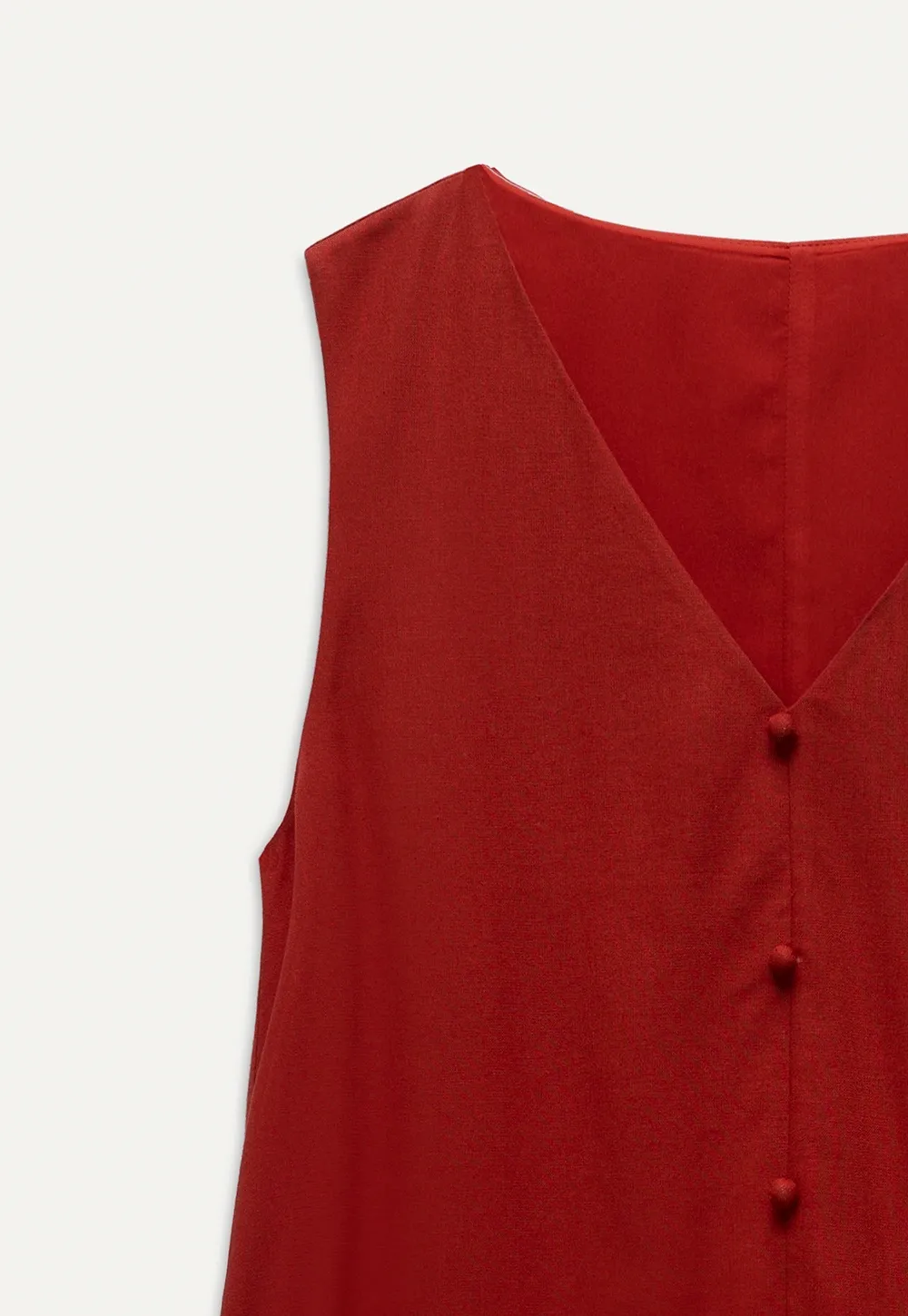 Buttoned Drop-Waist Sundress
