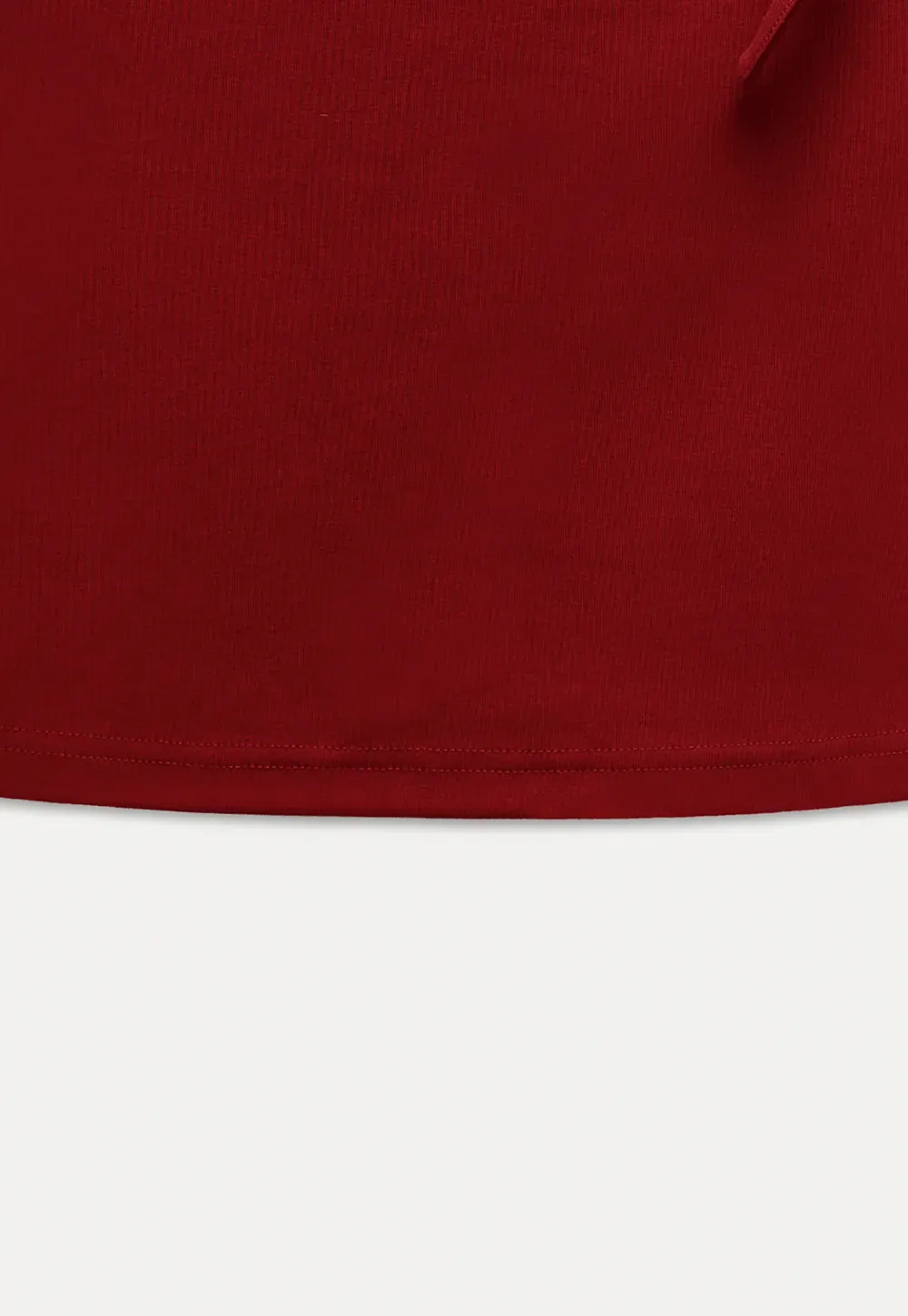 Asymmetric Tie Neck T-Shirt