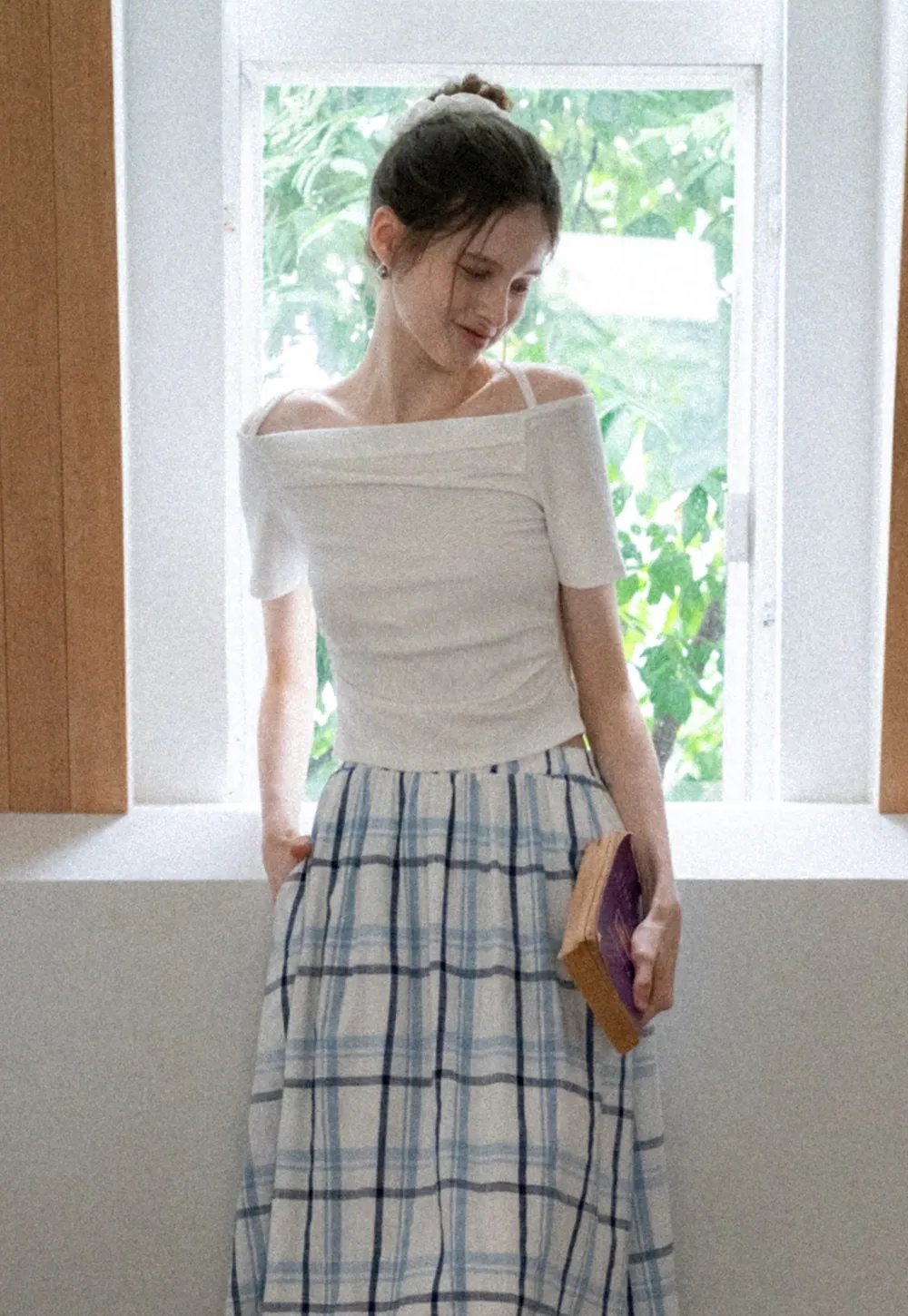 Strappy Off-Shoulder Tee