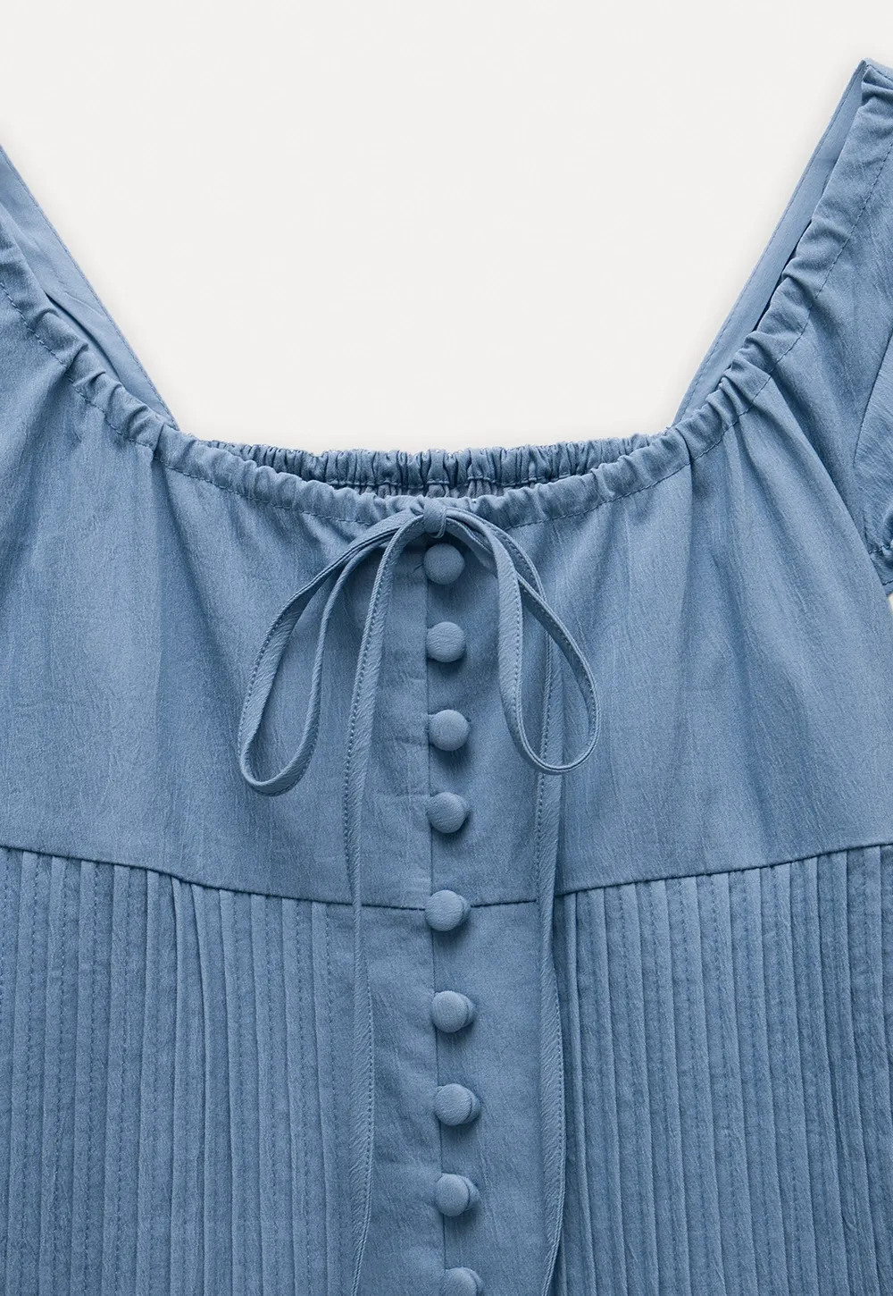 Square Neck Puff Sleeve Dress