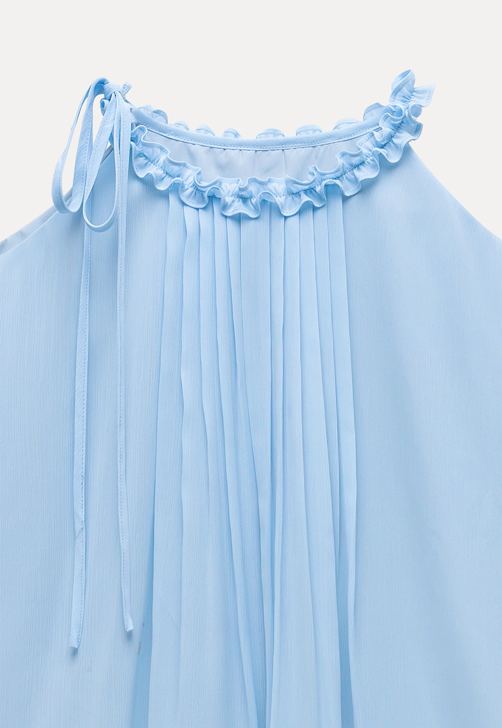 Women’s Cold-Shoulder Pleated Blouse