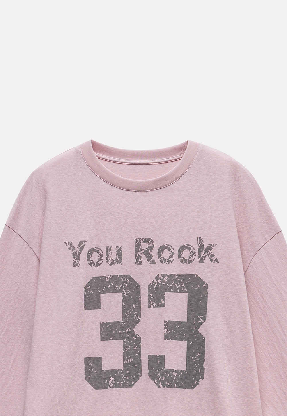 Women's Oversized Graphic Long Sleeve T-Shirt