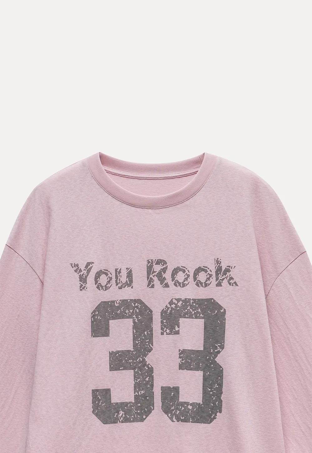 Women's Oversized Graphic Long Sleeve T-Shirt