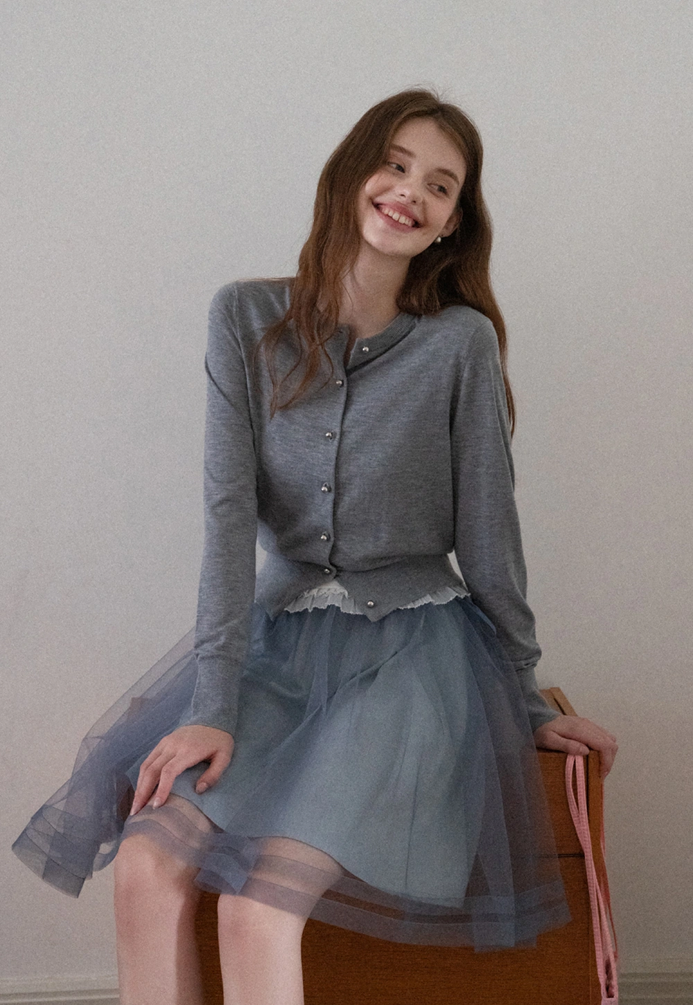 Women's Classic Button-Up Knit Cardigan