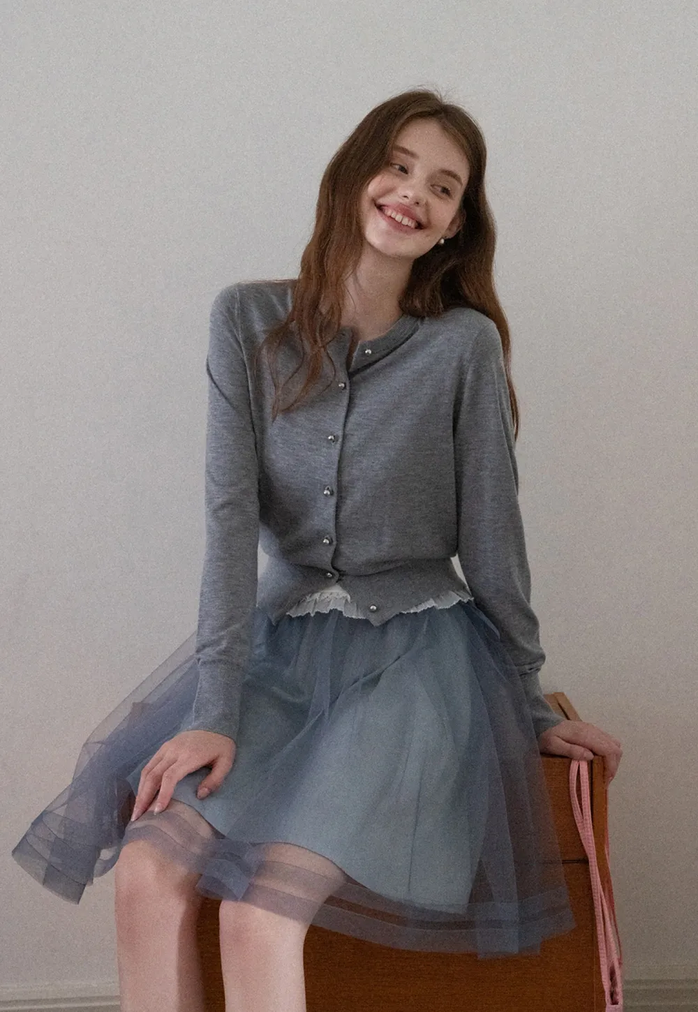 Women's Classic Button-Up Knit Cardigan