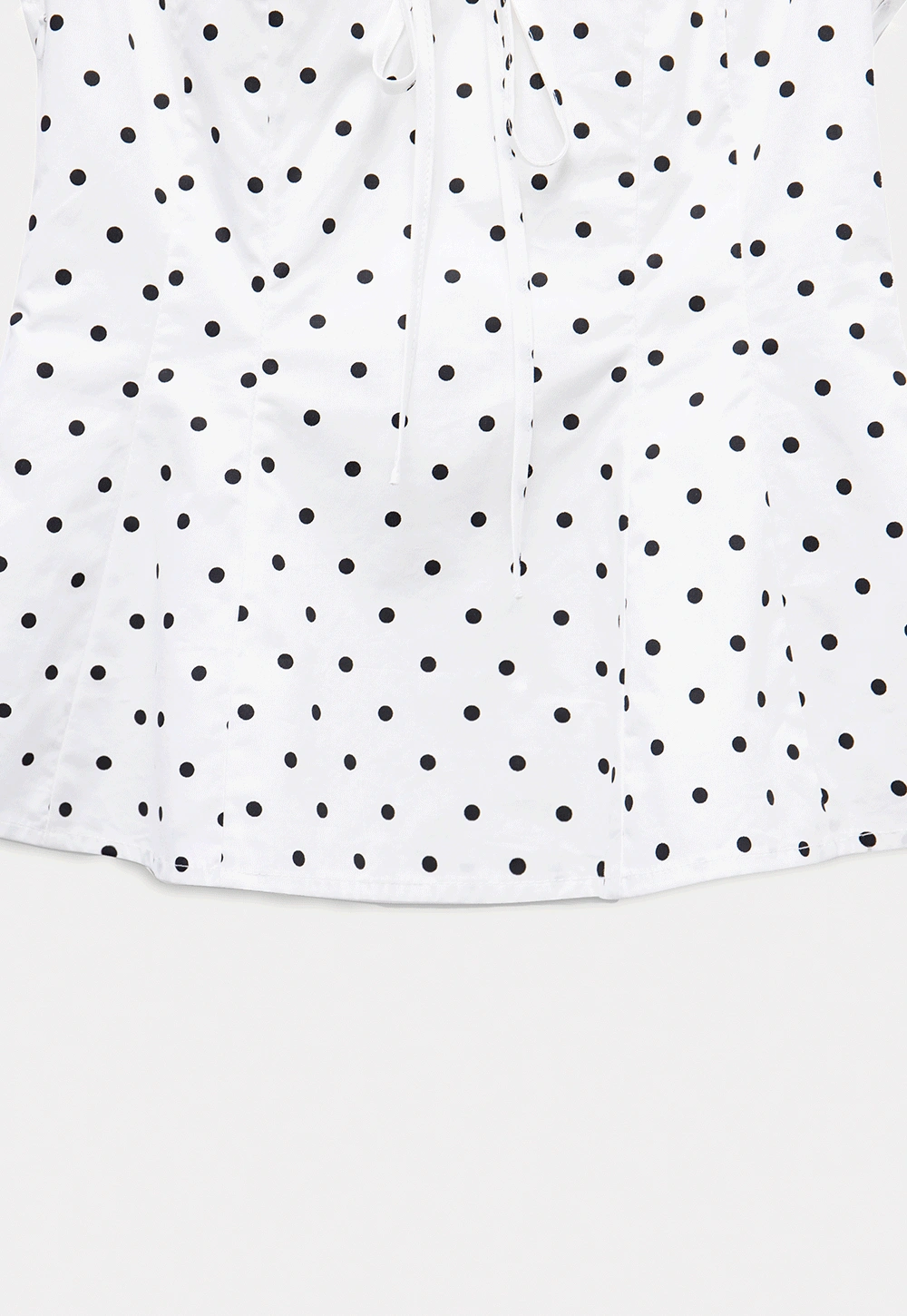 Women's Polka Dot Peplum Blouse