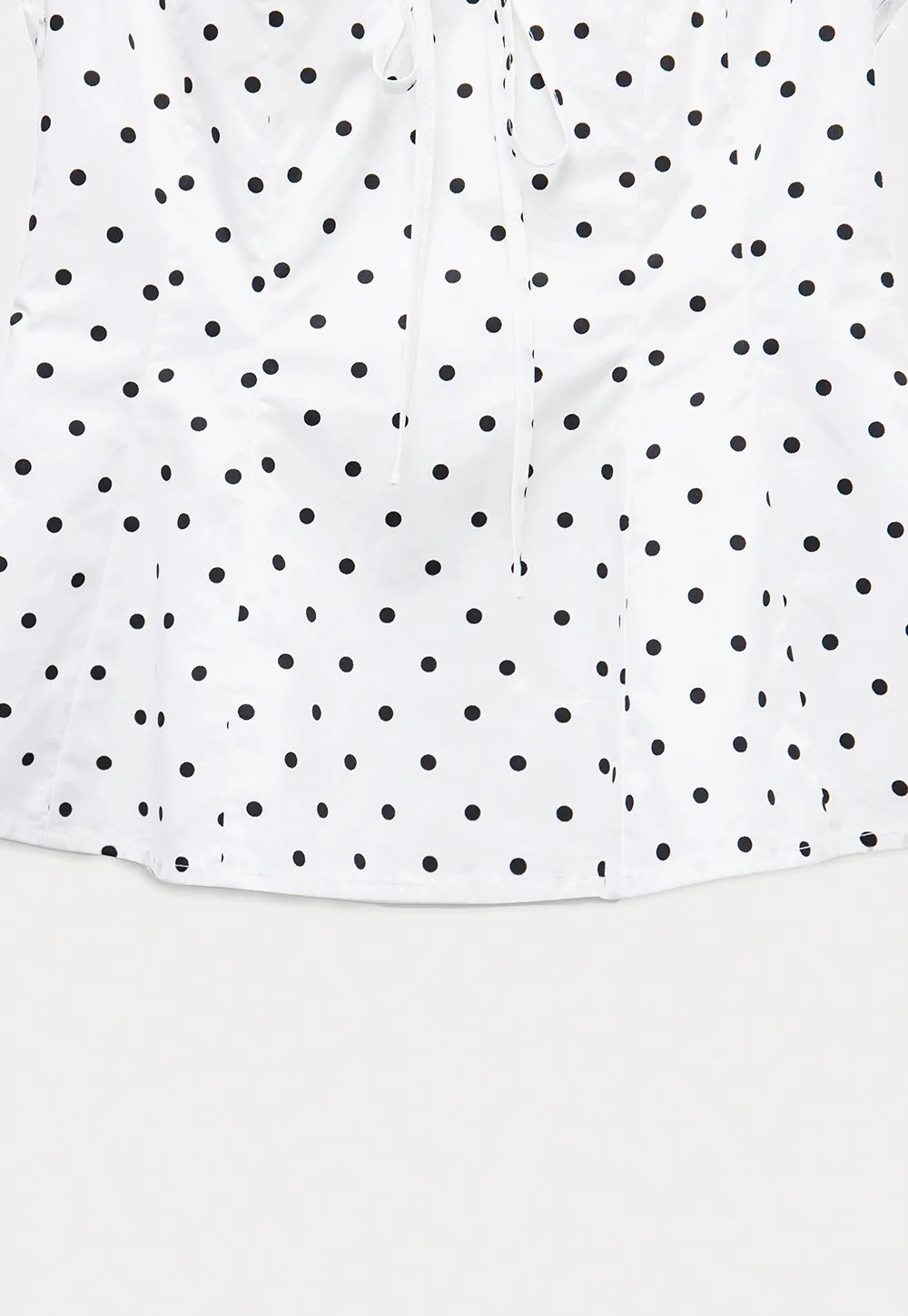 Women's Polka Dot Peplum Blouse