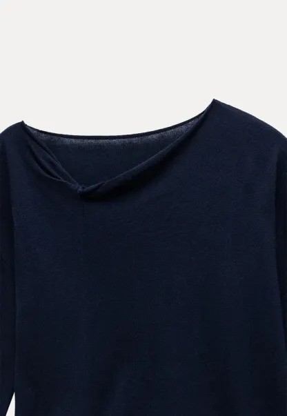 Women Twist‑Hem Knit Top