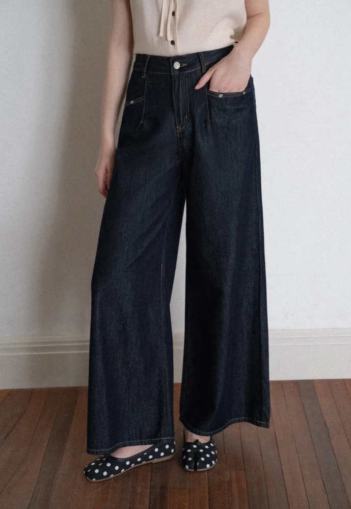 Women Wide‑Leg Jeans