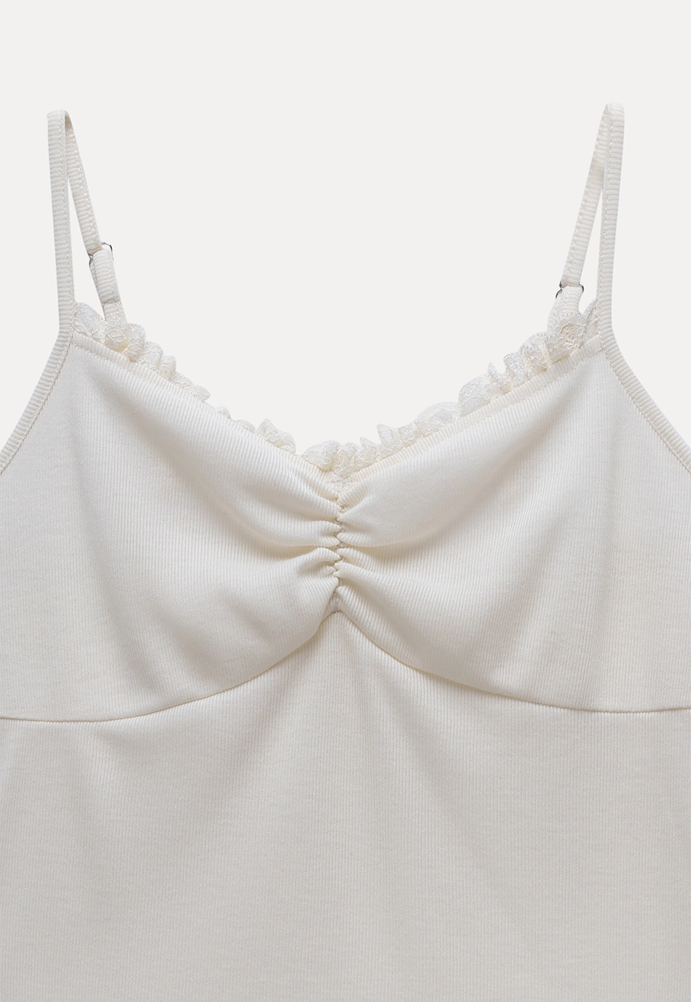 トップス rurumu: dreamreading jacquard camisole Women's Sleeveless Floral Jacquard Cami Tank Tops Wide