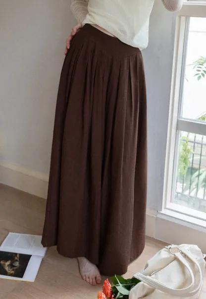 Women’s High Waist Pleated Wide Leg Pants