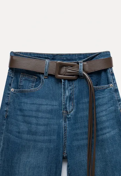 High-Waist Flared Jeans