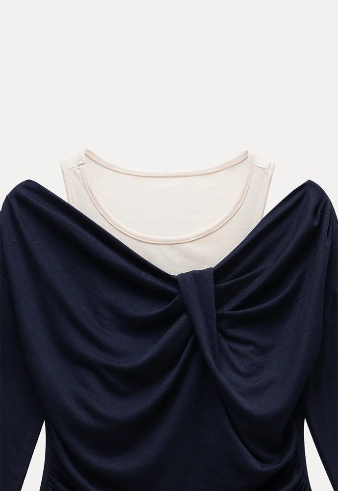 Layered Draped Top