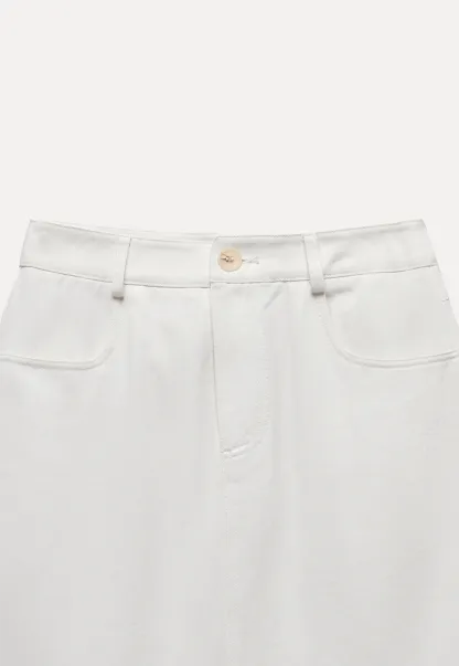 Women's A-Line Mini Skirt with Pockets