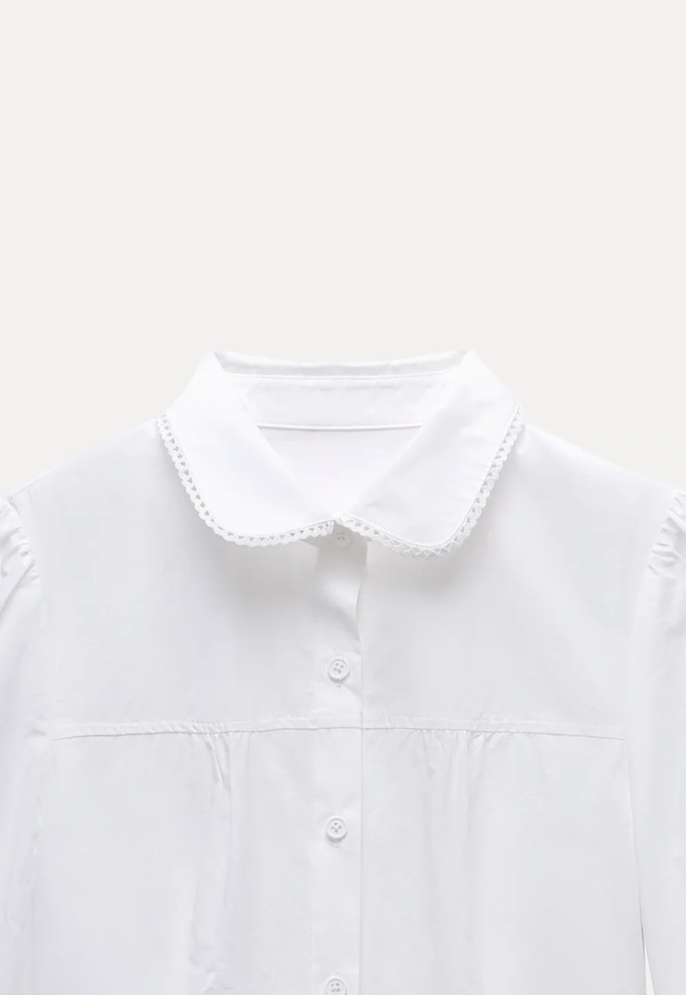 Women's Peter Pan Collar Long Sleeve Blouse