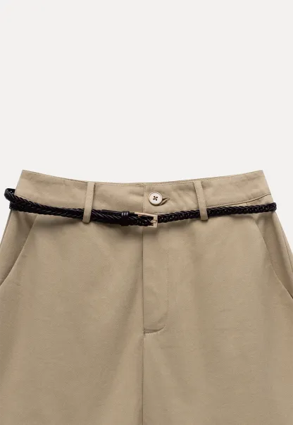 Women's High Waist Tailored Shorts