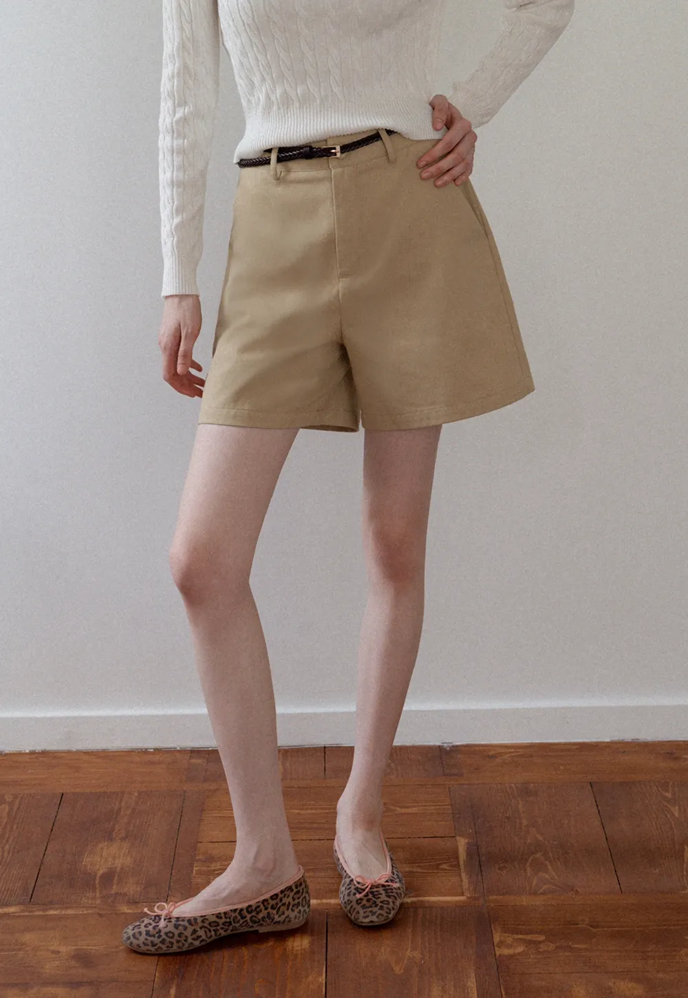 Women's High Waist Tailored Shorts