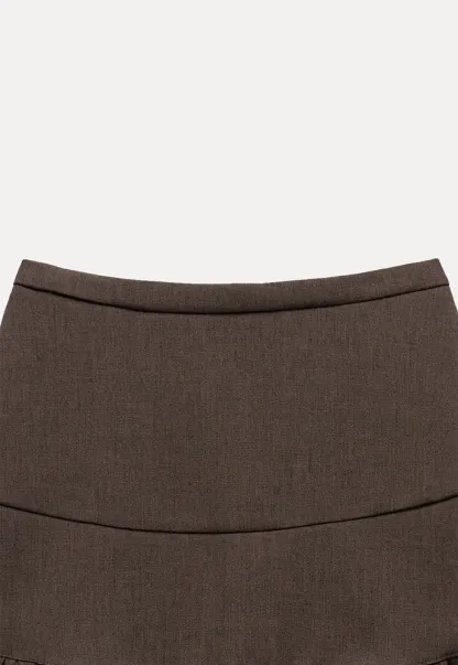 Tiered Ruffle Mini Skirt