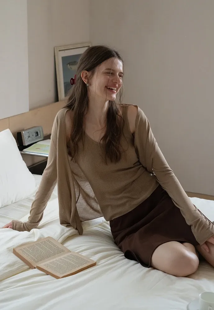 Lightweight Cardigan & Tank Set