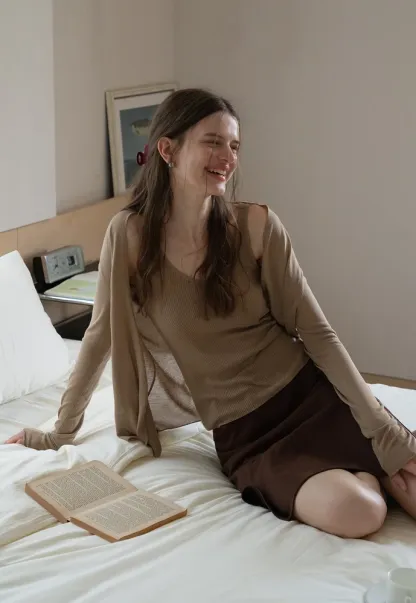 Lightweight Cardigan & Tank Set