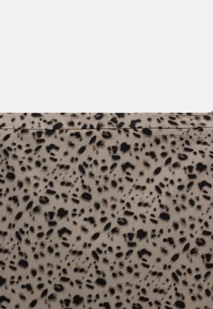 Women's Leopard-Print A-Line Mini Skirt