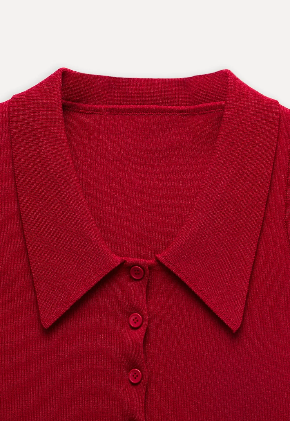 Collared Sleeveless Knit Top