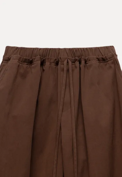 Women's Drawstring Wide-Leg Pants