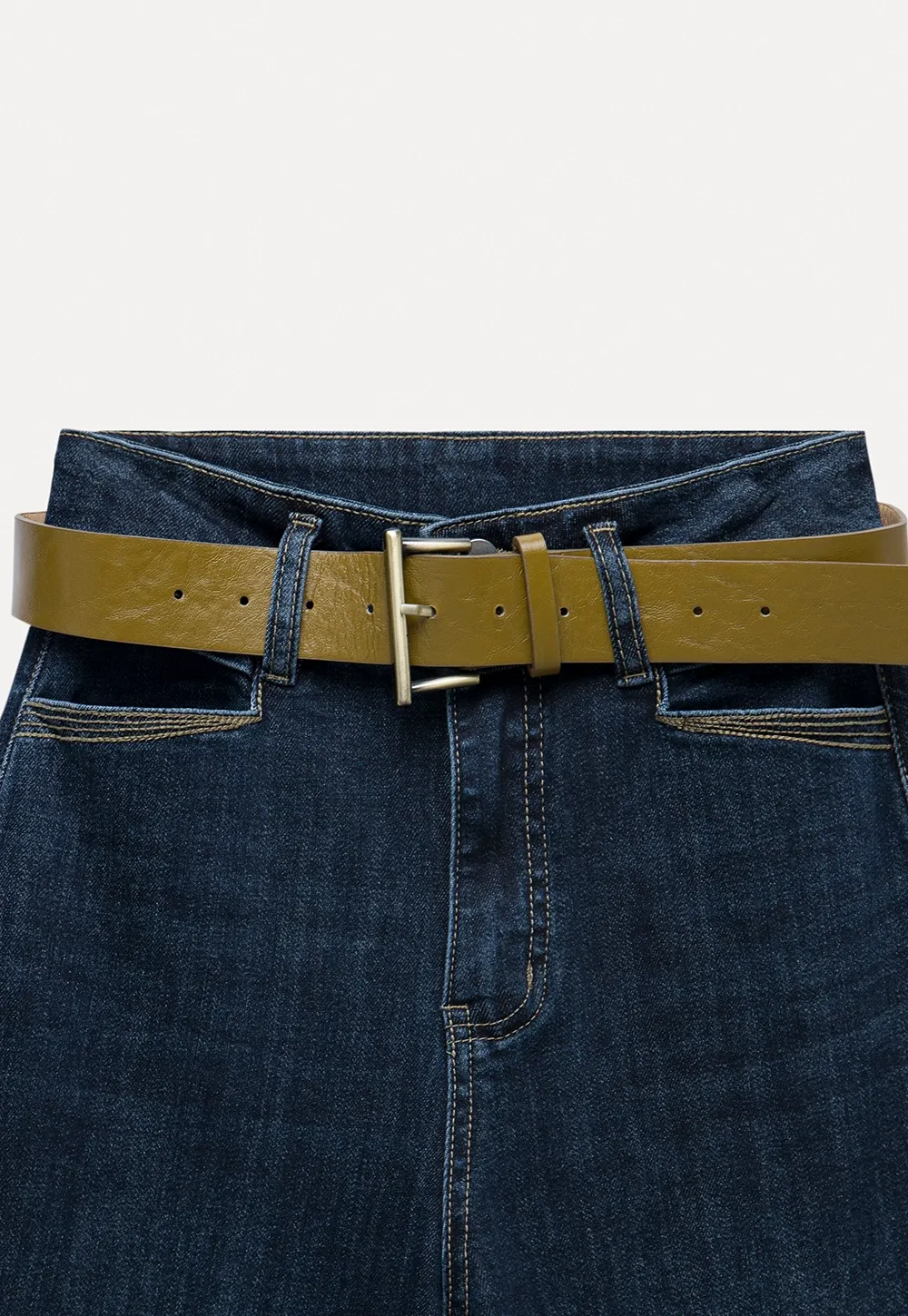 Women's High-Waisted Wide Leg Jeans