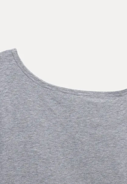 Off-Shoulder Top with Tie Waist
