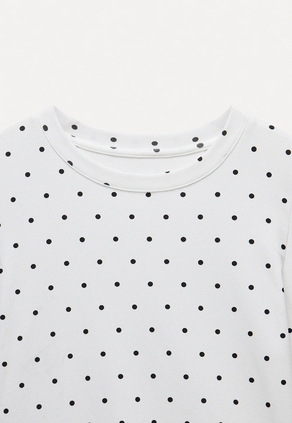 Women's Ruffled Hem Long Sleeve Tee