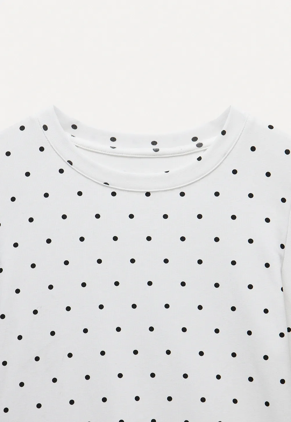 Women's Ruffled Hem Long Sleeve Tee