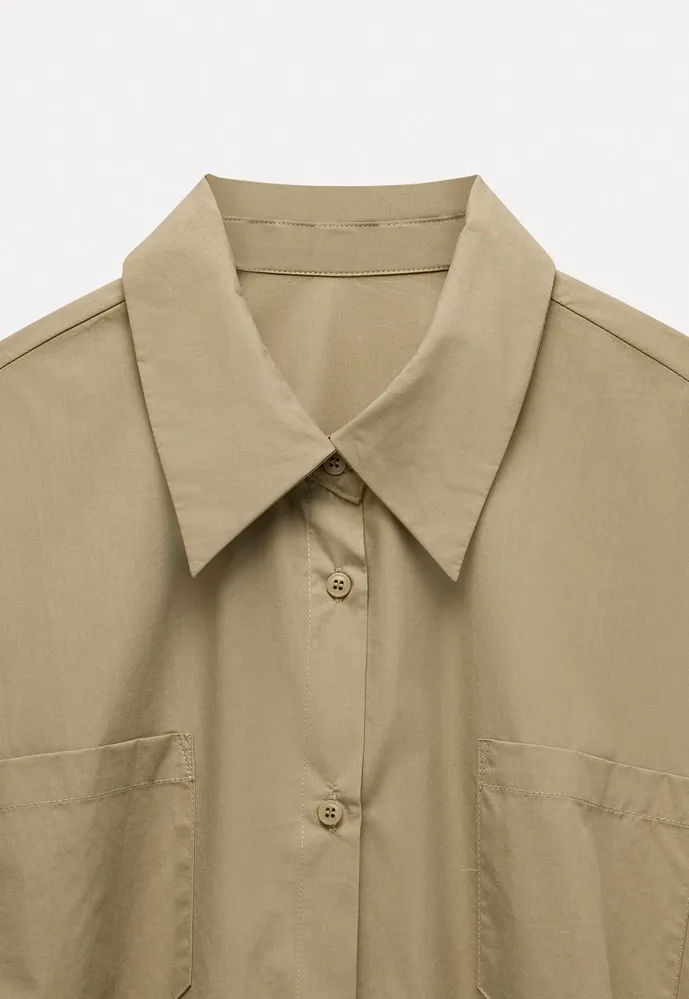 Belted Utility Shirt