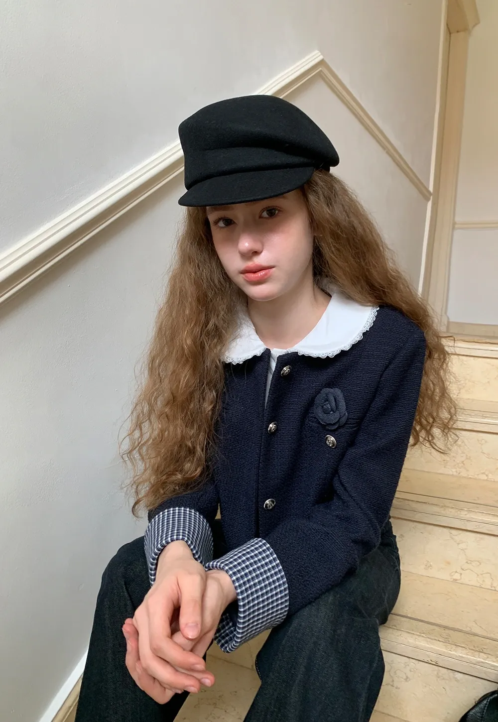 Elegant Boucle Short Jacket for Women