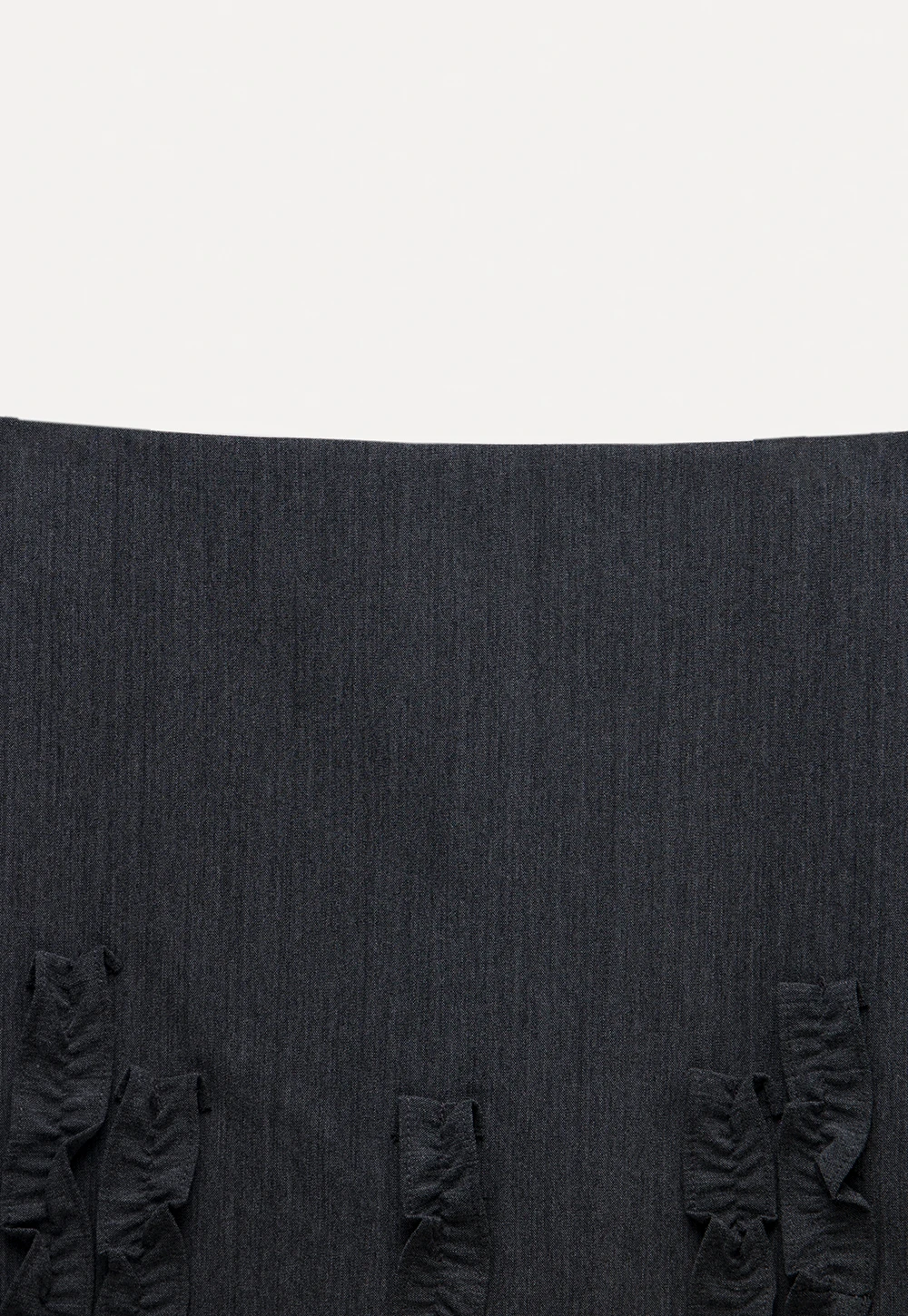 Women’s A-Line Mini Skirt with Ruffle Bow Details