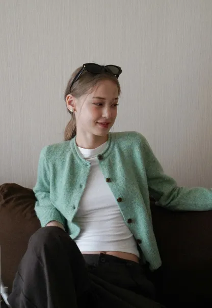 Knit Button Down Cardigan