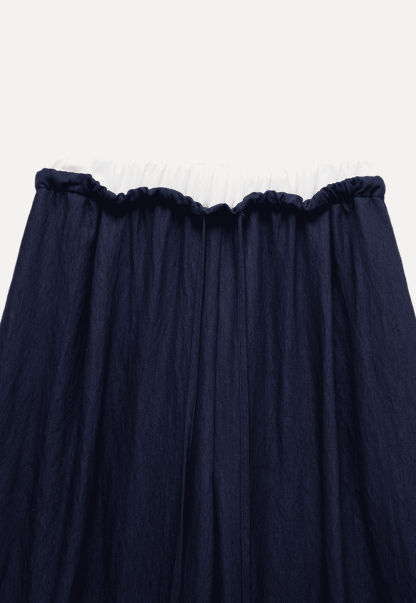 Relaxed Fit Crinkle Pants